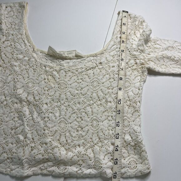 Jen’s Pirate Booty Blouse Bundle of 2‎ Lace Crop Top Fringe Tank Women Size XS - Picture 8 of 16